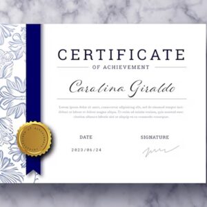 Pegatina plata sello seco - Imagen 4