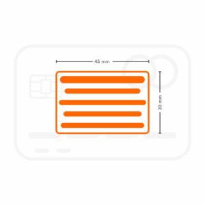 plantilla sello caucho 45X30