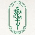 Bouquet floral Ex Libris Seal