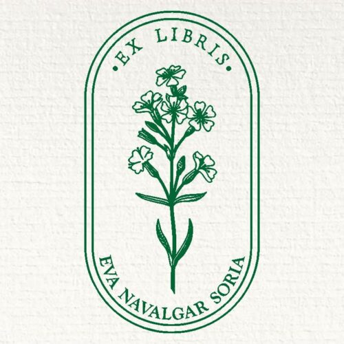 sello-ex-libris-ramo-floral Sello ex libris ramo floral