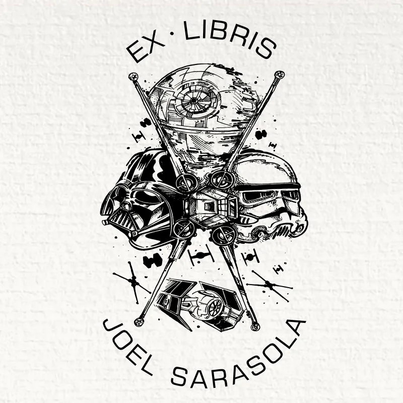 Timbre Star Wars Ex Libris