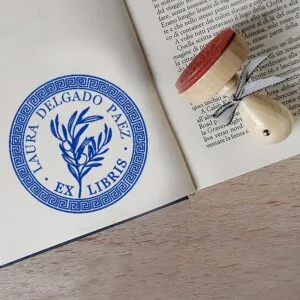 Segell llibre branca d'olivera