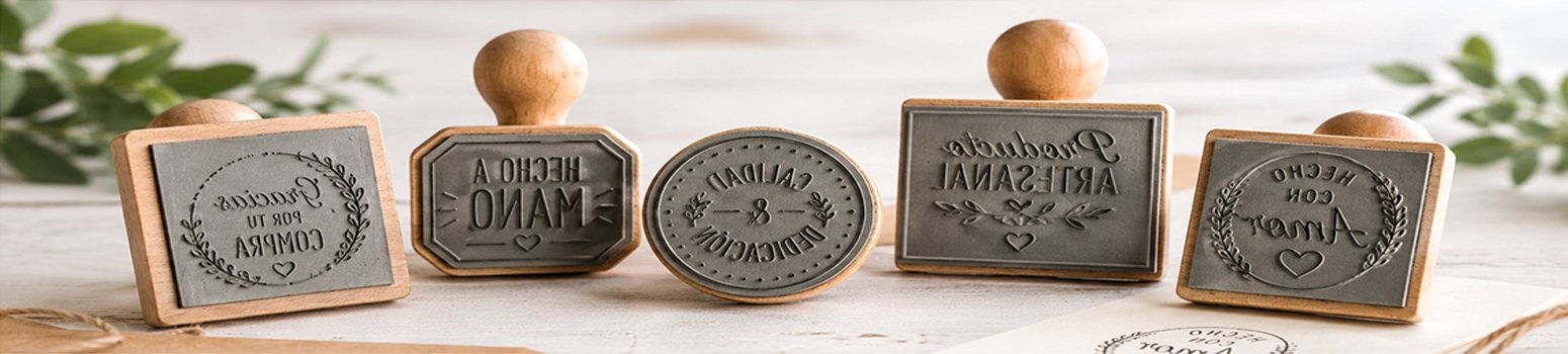 banner manual rubber stamps